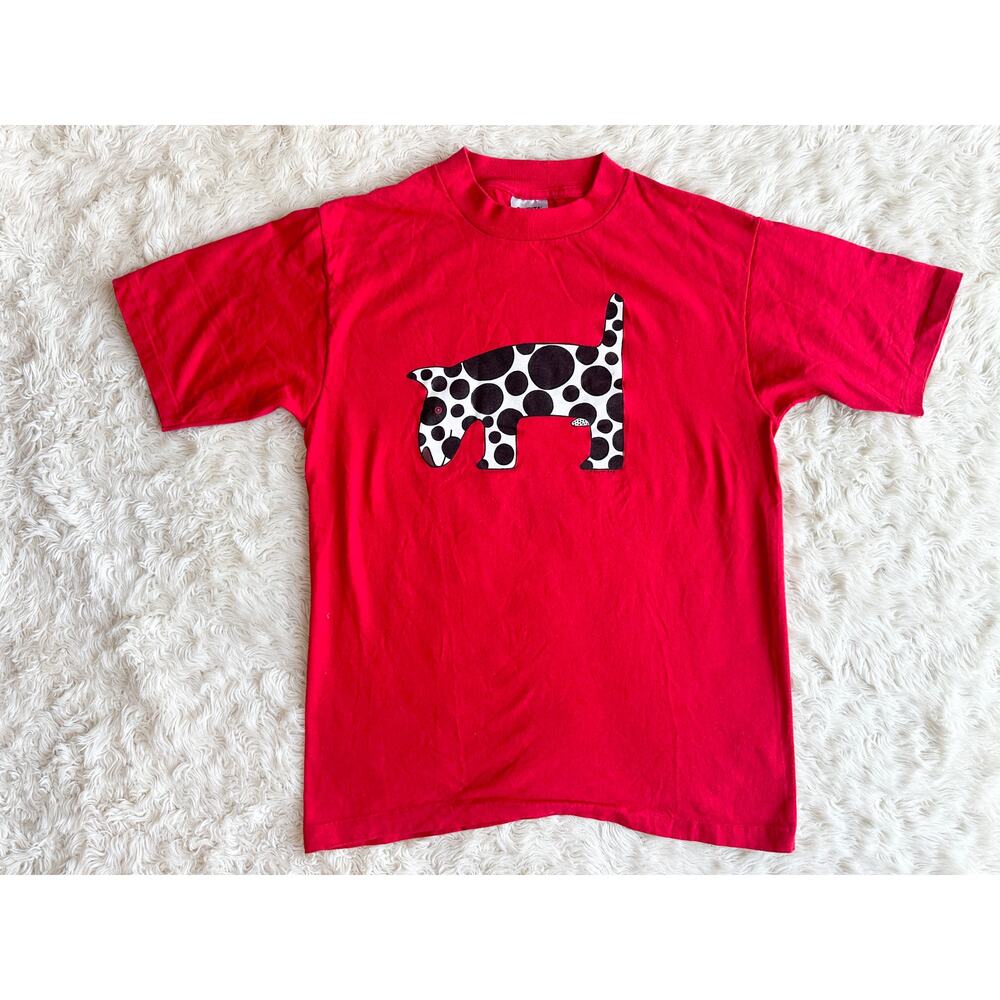 1987 Spotted Bull Terrier Single Stitch Tee